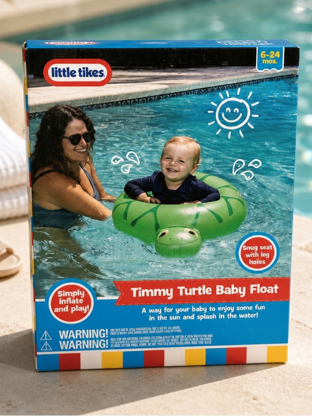 Little Tikes Timmy Turtle Baby Float 6-24 Months.